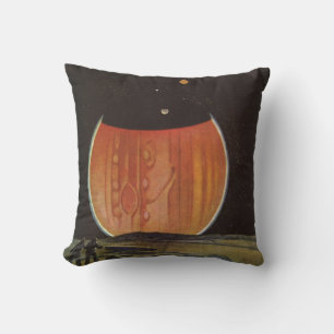 Vintage Science-Fiction, Astronauten auf Ganymed Kissen