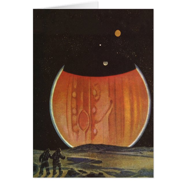 Vintage Science Fiction, Astronauten auf Ganymede (Vorne)