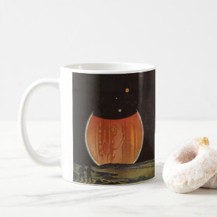 Vintage Science Fiction, Astronauten auf Ganymede Kaffeetasse