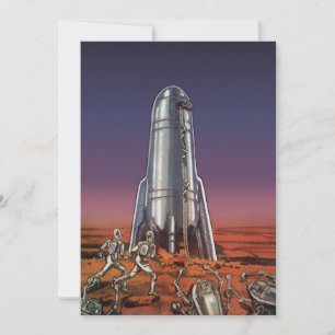 Vintage Science-Fiction, Astronauten Käfer Aliens