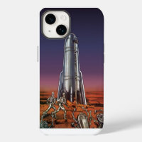 Vintage Science-Fiction, Astronauten Käfer Aliens