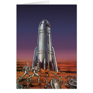 Vintage Science Fiction, Astronauten Käfer Außerir