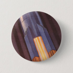 Vintage Science Fiction Button
