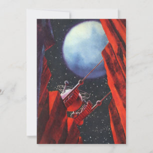 Vintage Science-Fiction, Canyon-Raum-Monddurchquer