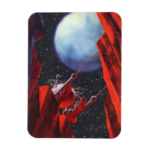Vintage Science-Fiction, Canyon-Space-Mondrover Magnet
