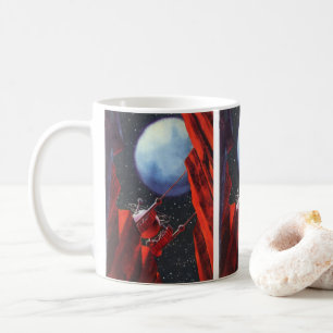 Vintage Science-Fiction, Canyon-Space-Mondrover Tasse