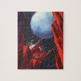 Vintage Science Fiction, Canyon Space Moon Rover Puzzle