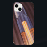 Vintage Science Fiction Case-Mate iPhone Hülle<br><div class="desc">Vintage Illustration futuristische Reise-und Transport-Science Fiction Bild. Eine Rakete,  die durch den Weltraum fliegt,  mit Sternen im Nachthimmel,  die in Zukunft zurück zur Erde reisen. Ein klassischer 50er Retro-Comic Buch sci fi Design.</div>