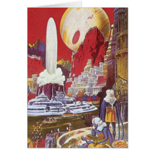 Vintage Science Fiction, die verlorene Stadt Atlan