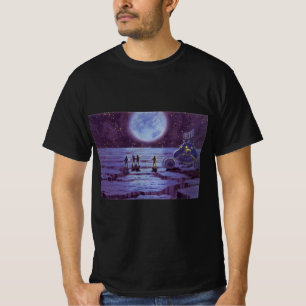 Vintage Science-Fiction-Erderover - Aliens auf dem T-Shirt