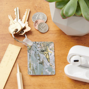 Vintage Science Fiction Futuristische Autos, Taxis Schlüsselanhänger