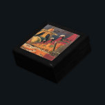 Vintage Science Fiction Futuristische Stadt Flying Geschenkbox<br><div class="desc">Vintages Bild der Reise-und Transport-Science Fiction mit einem klassischen Comic-Buch Retro sci,  wenn urbane Umgebung mit einer Stadt der Zukunft. Die architektonischen Gebäude sind wie Kegel geformt und die Fahrzeuge fliegen wie Vögel,  während sich Menschenmassen durch die Metropole bewegen.</div>