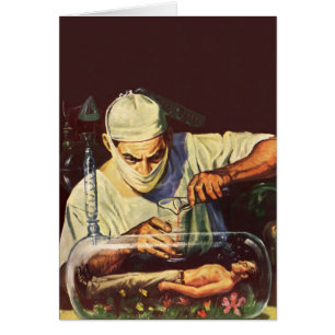 Vintage-Science-Fiction, Labor verrückter Wissensc