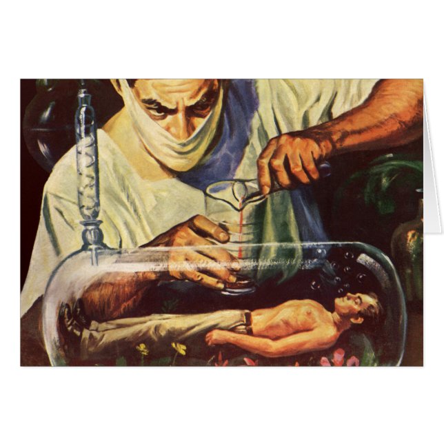 Vintage Science Fiction, Labormastwissenschaftler (Vorderseite (Horizontal))