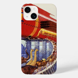 Vintage Science-Fiction, Noahs Arche wilde Tiere Case-Mate iPhone Hülle