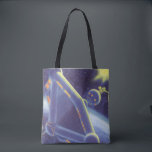 Vintage Science Fiction Orbit-Raumstation<br><div class="desc">Vintage Illustration futuristischen Weltraum und Planeten Science Fiction Bild. Eine Raumstation,  die sich um einen Planeten oder Mond umkreist und in Zukunft eine helle Sonne am Himmel strahlt. Ein klassischer 50er Retro-Sci-Fi-Comic Buch Design.</div>