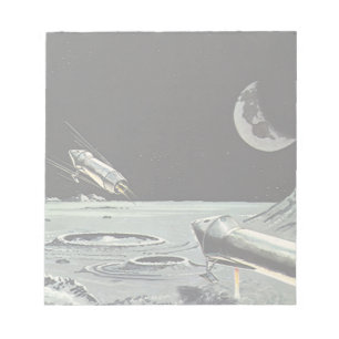 Vintage Science Fiction, Raketenschiff Notizblock