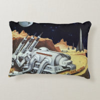 Vintage Science Fiction, Raumstation auf dem Mond