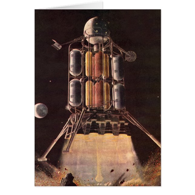 Vintage Science Fiction Rocket Blade Off Planet (Vorne)