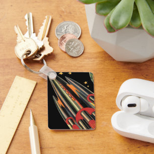 Vintage Science Fiction Schlüsselanhänger