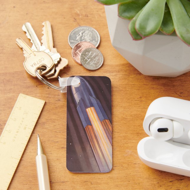 Vintage Science Fiction Schlüsselanhänger (Schreibtisch)