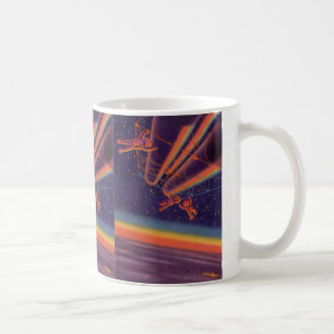 Vintage Science-Fiction, Sci-Fi-Regenbogen-Astrona Tasse