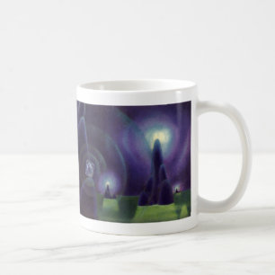 Vintage Science Fiction, Sci Fi Weltraumplanet Kaffeetasse