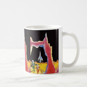 Vintage-Science-Fiction, Science-Fiction-Aliens au Tasse