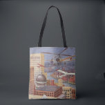 Vintage Science Fiction Stadt, Viktorianischer Ste<br><div class="desc">Vintage Illustration Dampf punk Viktorianische Science Fiction futuristische Stadt Bild. Die Metropole Paris,  Frankreich in der Zukunft mit fliegenden Autos,  Hubschraubern und Flugzeug für Reisen und Transport. Diese Szene aus Steampunken umfasst Gebäude und die Seine im Hintergrund.</div>