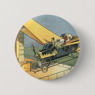 Vintage-Science-Fiction-Steampunk-Cabrio Button