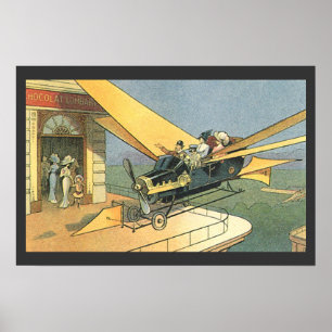 Vintage-Science-Fiction-Steampunk-Cabrio Poster
