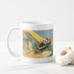 Vintage Science Fiction Steampunk Konvertible Car Kaffeetasse<br><div class="desc">Vintage Abbildung Viktorianische futuristische Reise-und Transport-Science Fiction Dampfpunk-Design mit einem fliegenden Cabrio mit Flügeln. Der Chauffeur wird sein futuristisches Auto (oder ist es ein Flugzeug) in Zukunft im Schokoladenladen landen. Ein klassisches Retro Comic Buch sci fi Design.</div>