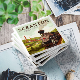 Vintage Scranton Pennsylvania Magnet