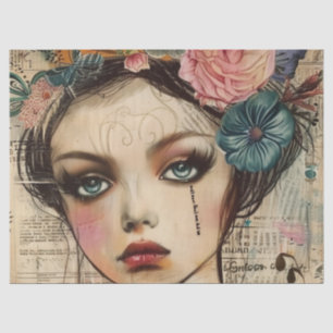 Vintage-Scrapbook-Collage-Gesicht (9) Seidenpapier
