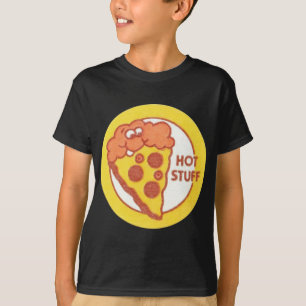 Vintage Scratch und Sniff Stickers Hot Stuff Pizza T-Shirt