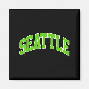 Vintage Seattle Schulgeist geh Seattle Liebe Vint Magnet