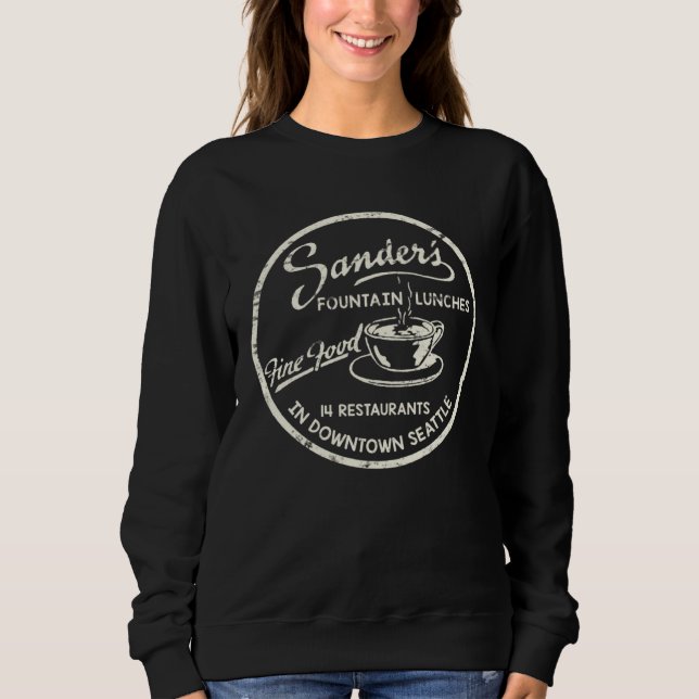 Vintage Seattle Washington Sweatshirt (Vorderseite)