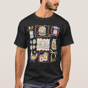 Vintage Second-Hand-Oma-Oma-Core-Coquette-Chic T-Shirt