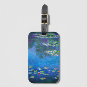 Vintage Seerosen von Claude Monet Gepäckanhänger