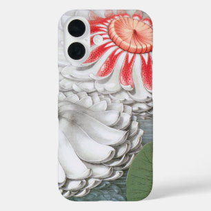 Vintage Seerosenblüten, Seerosen in einem Teich iPhone 16 Hülle
