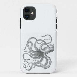 Vintage Seesteampunk Krake kraken Wissenschaft iPhone 11 Hülle
