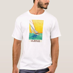 Vintage Segelboote Französisch Reisen T-Shirt