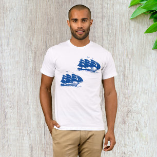 Vintage-Segelschiff Nautilsche Ozean-Clipper T-Shirt