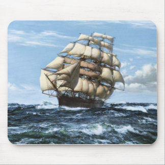 Vintage Segelschiffe Mousepad