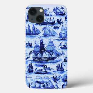 VINTAGE-SEGELSCHIFFE UND SCHIFFE, Marineblau Case-Mate iPhone Hülle
