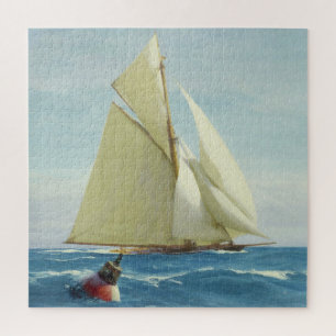 Vintage Segelyacht-Malerei (1910) Puzzle