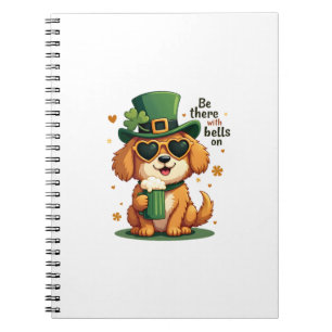 Vintage Sei Da Mit Glocken Am Hund St. Patrick's D Notizblock