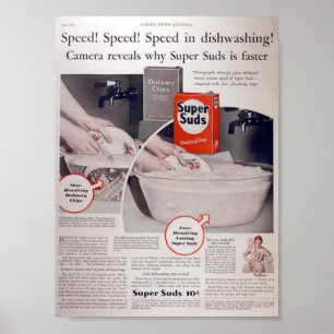 Vintage Seifenwerbung Poster