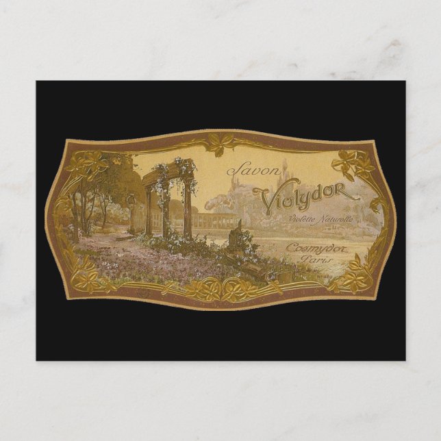 Vintage Seifenwerbung Postkarte (Vorderseite)