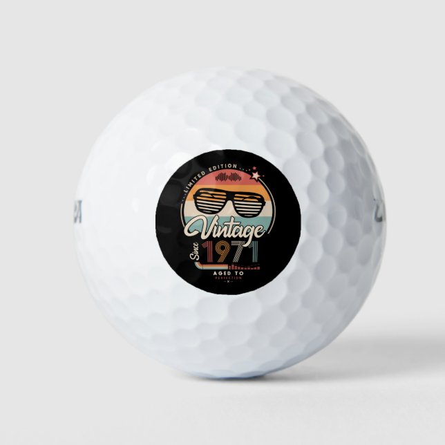 Vintage seit 1971 golfball (Vorderseite)